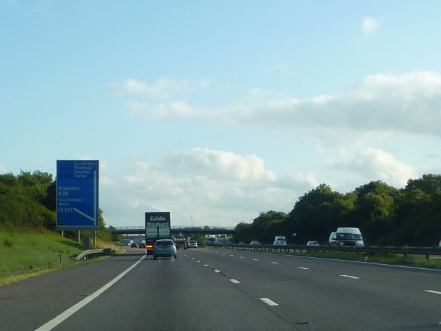 M5 Junction 23 from the North © Steve Barnes cc-by-sa/2.0 :: Geograph ...