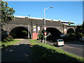 Brighton Line railway bridge over Surrey Canal Road