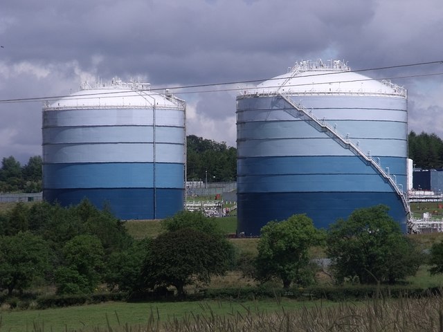 Natural Gas Storage Tanks © Robert Murray :: Geograph Britain and Ireland