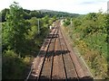 View from railway bridge