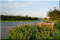 Bend on road traversing Caythorpe Heath