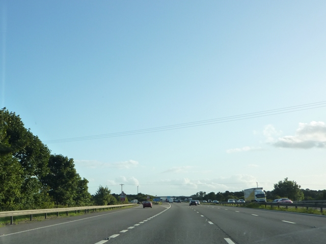 M5 Southbound Junction 22 © Steve Barnes cc-by-sa/2.0 :: Geograph ...