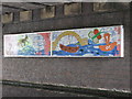 Mural on the bridge over Regent