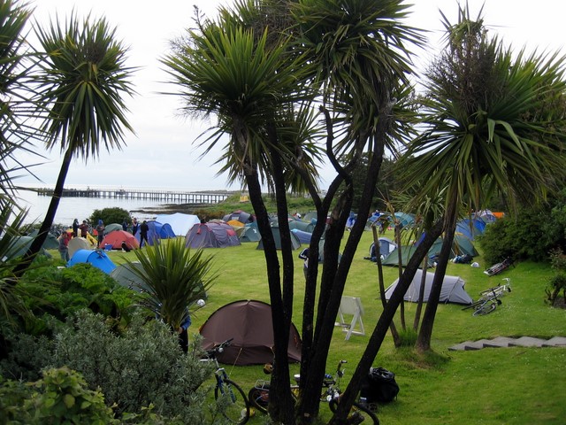 Hotel camping field for The Isle of Jura Fell Race