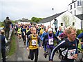 Fell runners at the start of the 2006 Isle of Jura Fell Race