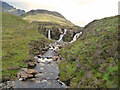 NG5419 : Triple waterfall on the Abhainn Cille Mhaire by John Allan