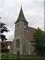 TQ3344 : Tower and spire, St Mary the Virgin Church  Horne, Surrey by Richard Rogerson