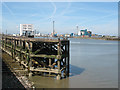 Old jetty on the Thames at Woolwich