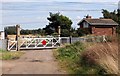 Grassthorpe crossing gates on the ECML