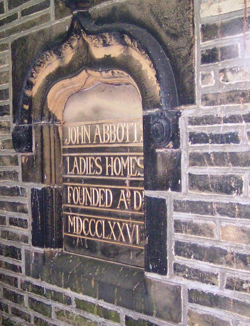 Commemorative Stone at John Abbot's Ladies Homes