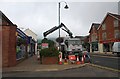 Unloading the HSBC phone kiosk / cash dispenser