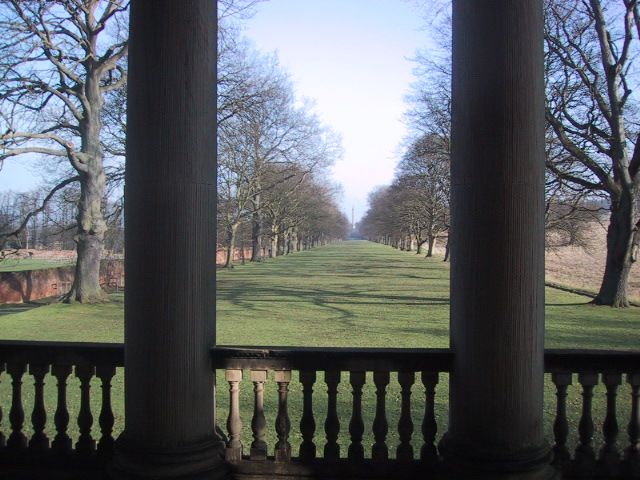 Gibside: the Avenue viewed from the Chapel