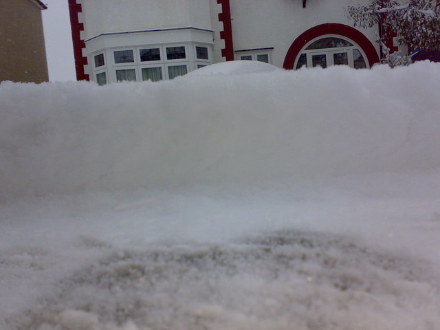 The true height of the snow!