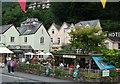 "Coffee Mill" cafe with Bath Hotel behind