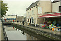ST6654 : 2009 : High Street and River Somer, Midsomer Norton by Maurice Pullin
