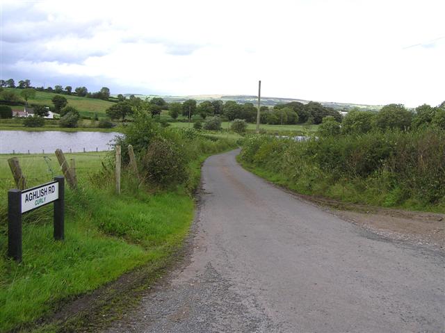 Aghlish Road, Curly © Kenneth Allen :: Geograph Britain and Ireland