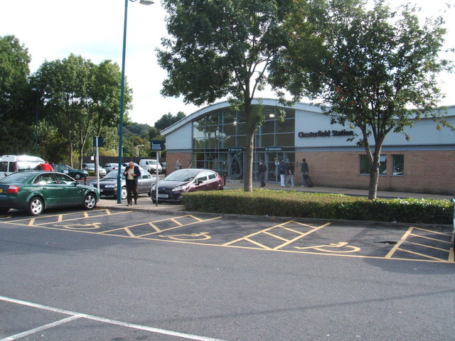 Entrance to Chesterfield Railway Station
