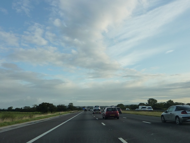 M5 Northbound near Junction 22 © Steve Barnes :: Geograph Britain and ...