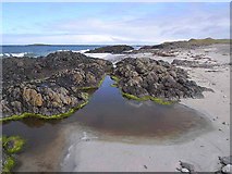 NL9346 : Rock pool at Hough Bay by Oliver Dixon
