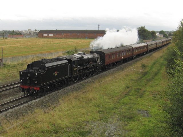 The Sherwood Forester 45231 approaching Mold Junction