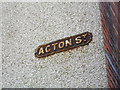 Sign, Acton Street, Belfast