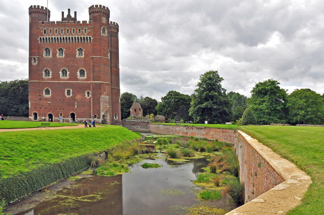 Tattershall Castle and moat