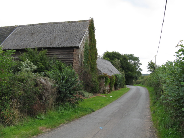 Lane At Pound Farm © Peter Whatley :: Geograph Britain and Ireland