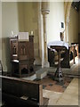 SP4535 : Pulpit and lectern at St John the Evangelist, Milton by Basher Eyre