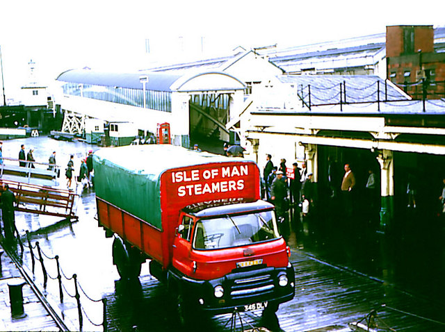 Isle of Man Steamers cargo lorry.