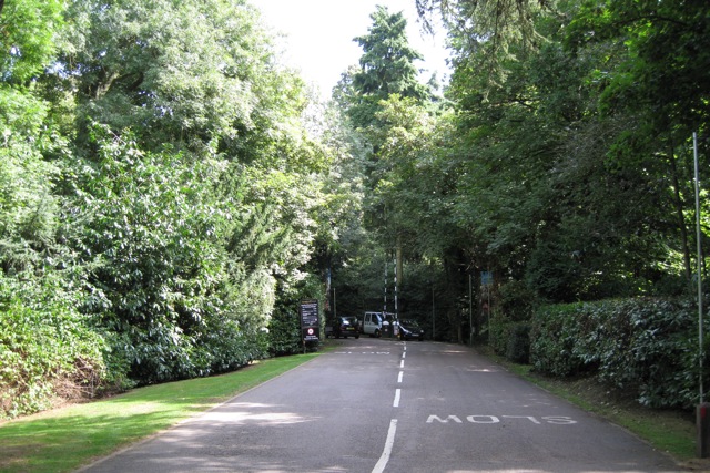 Access to Warwick Castle car park, off... © Robin Stott cc-by-sa/2.0 ...