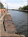 Disused lock gate