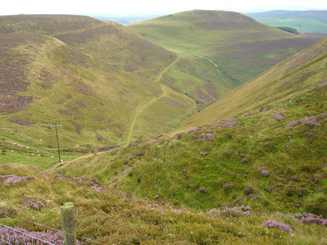 Looking down Ystol Bach