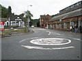 Looking across the roundabout and along The Wharfage