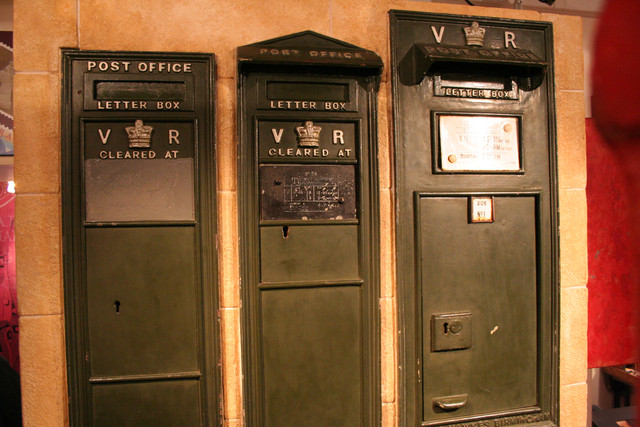 Early Victorian Postboxes, Bath Postal Museum