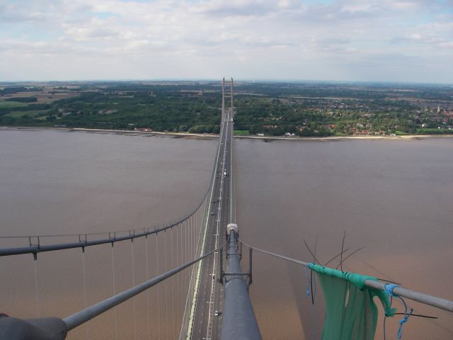 Humber bridge from the south tower