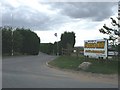 Entrance to Fosse Hill Caravan Park