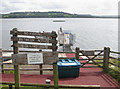 No fishing notice, Chew Valley Lake