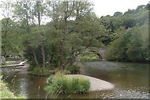 SO5074 : River Teme At Dinham by Mr M Evison