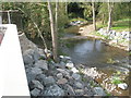 River Corve as seen from bridge on B3461