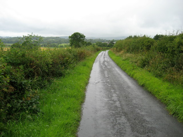 Lane between Fluchter and Baldernock
