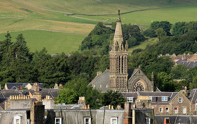 St Aidan's Church steeple, Galashiels