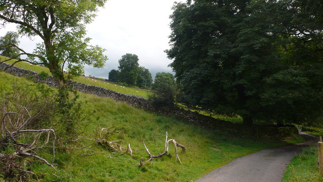 Gated Road from Hartington to Pilsbury