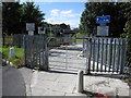 Railway crossing at Rossett