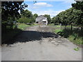 Old barn on site of Rossett station