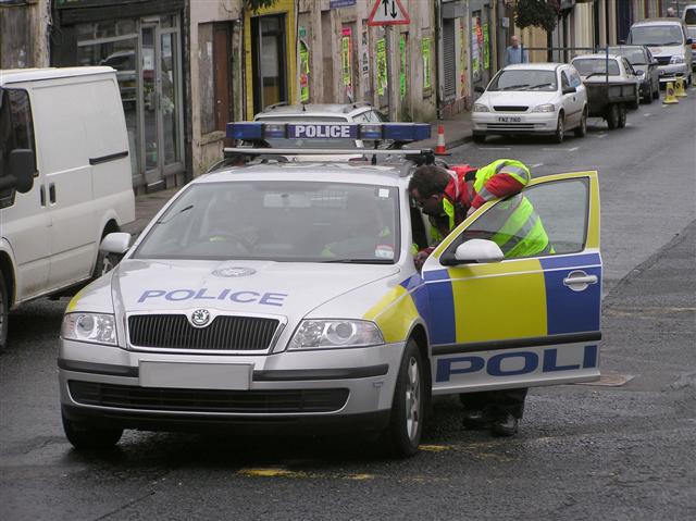Police car, Dungannon