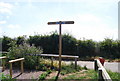 Oyster Bay Trail signpost, Bishopstone Glen Car Park