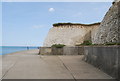 Promenade below chalk cliffs between Minnis Bay & Grenham Bay