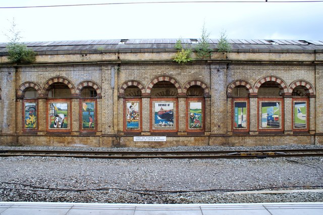 A Wall at Crewe station