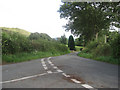 Road junction looking towards Cloddiau