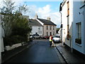 Southcombe Street joining the B3206, Chagford